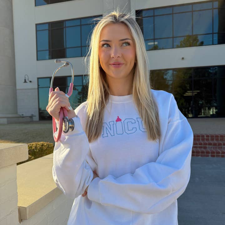 NICU Embroidered Sweatshirt for wholesale by Stitch Your Style