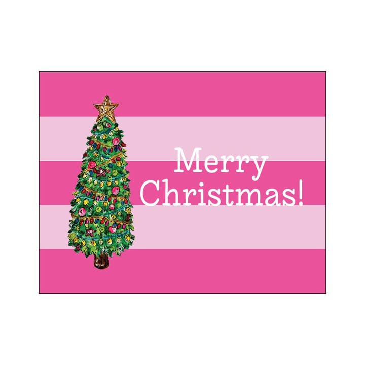 PREPPY CHRISTMAS TREE FOLDOVERS for wholesale by Donovan Designs