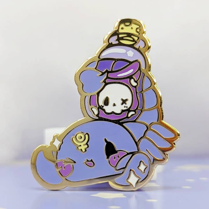 Kittynaut - Wholesale Lapel Pin/Button - Secret Shop - 2021 - Baby Scorpy - Hard Enamel Pin0