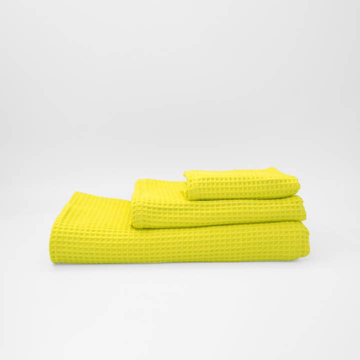 Waffle Towel 100% Cotton Yellow for wholesale by SG HOGAR