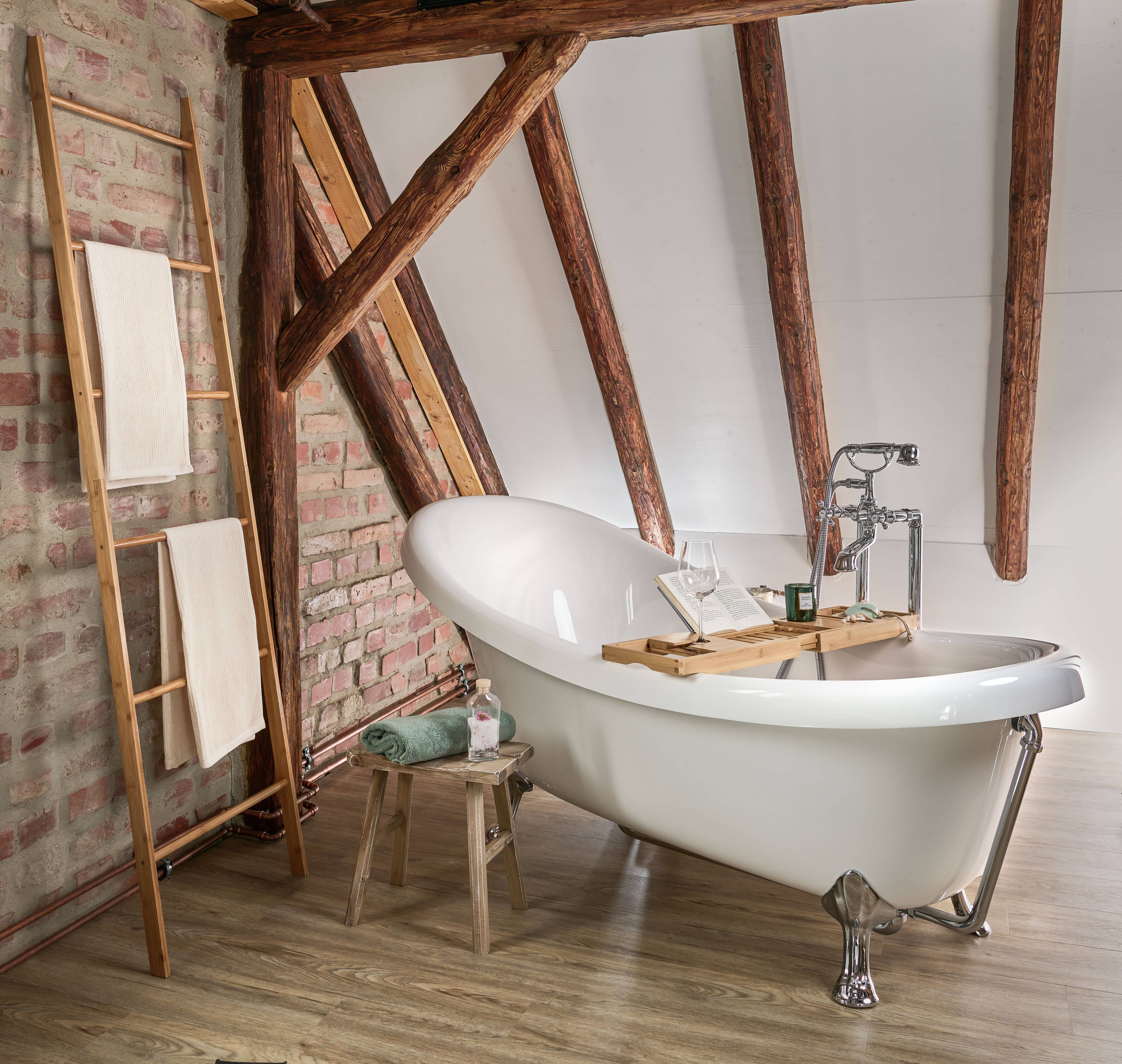 nature Bamboo Towel Rack for wholesale on Faire1