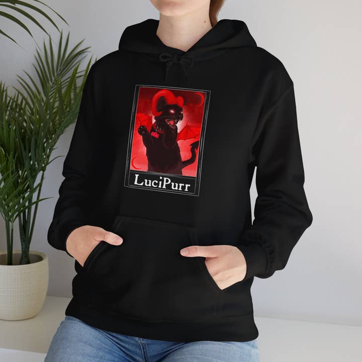 LuciPurr Tarot Unisex Zware Blend Capuchontrui voor wholesale door LVB Art