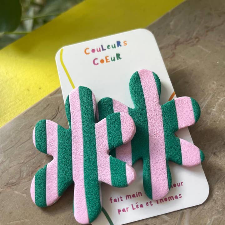 Buenos Aires - Grön & Ljusrosa för wholesale av Couleurs cœur