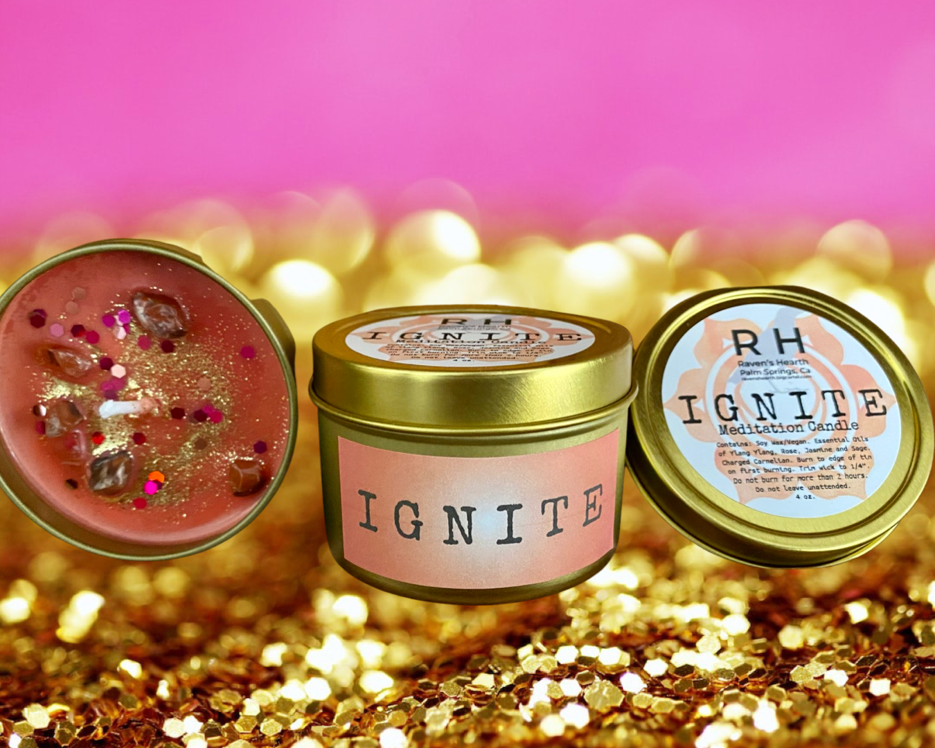 Raven’s Hearth - Wholesale Reiskaarsen - Ontsteek Sacraal Chakra Kaars | Jasmijn & Roos | Veganistisch4