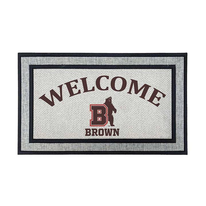 18x30 Gray Brown Bears Welcome Doormat for wholesale by KH Sports Fan