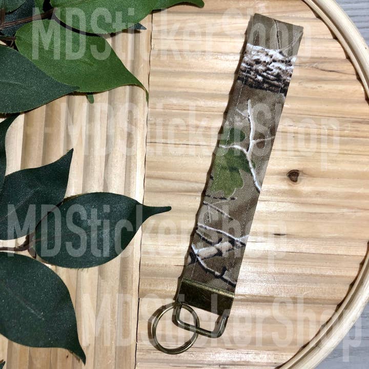 Porte-clés en tissu à imprimé camouflage Real Tree, porte-clés pour la vente par MDStickerShop