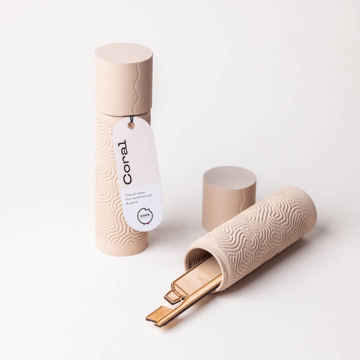 Copo Design - Wholesale Toothbrush Holder - Travel Case - Toothbrush / Pencil - Wood based Plastic free