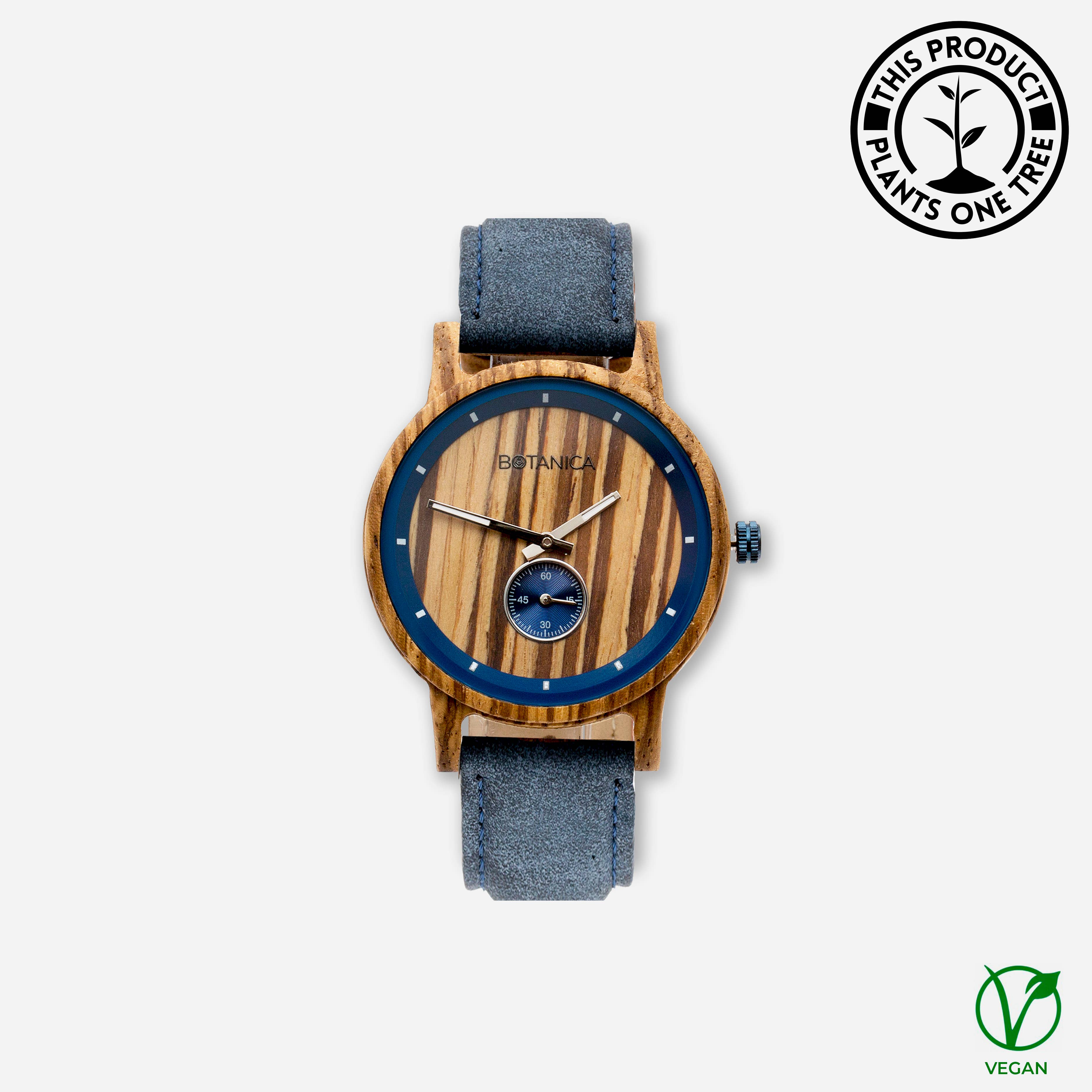 Bear Essentials - Wholesale Wrist Watch - Men's - Wooden Watch | Sycamore | 42mm Edition | Botanica Watches1
