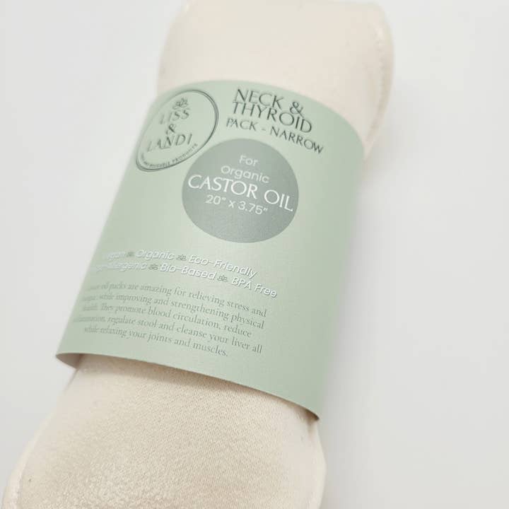 LISS & LANDI - Wholesale Cotton Pad - Pack for Organic Castor Oil - NARROW Neck
