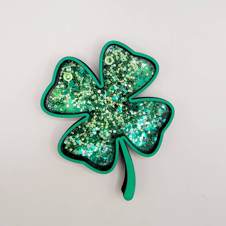 Crafty Wood Studios - Vendita all'ingrosso Decorazioni da tavolo - Segno Shamrock Shaker, decorazione del giorno di San Patrizio
