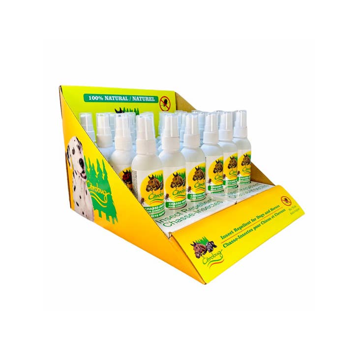 DISPLAY 24 REPELENTE DE INSETOS PARA CÃES E CAVALOS por atacado de Heloise Laboratoire inc