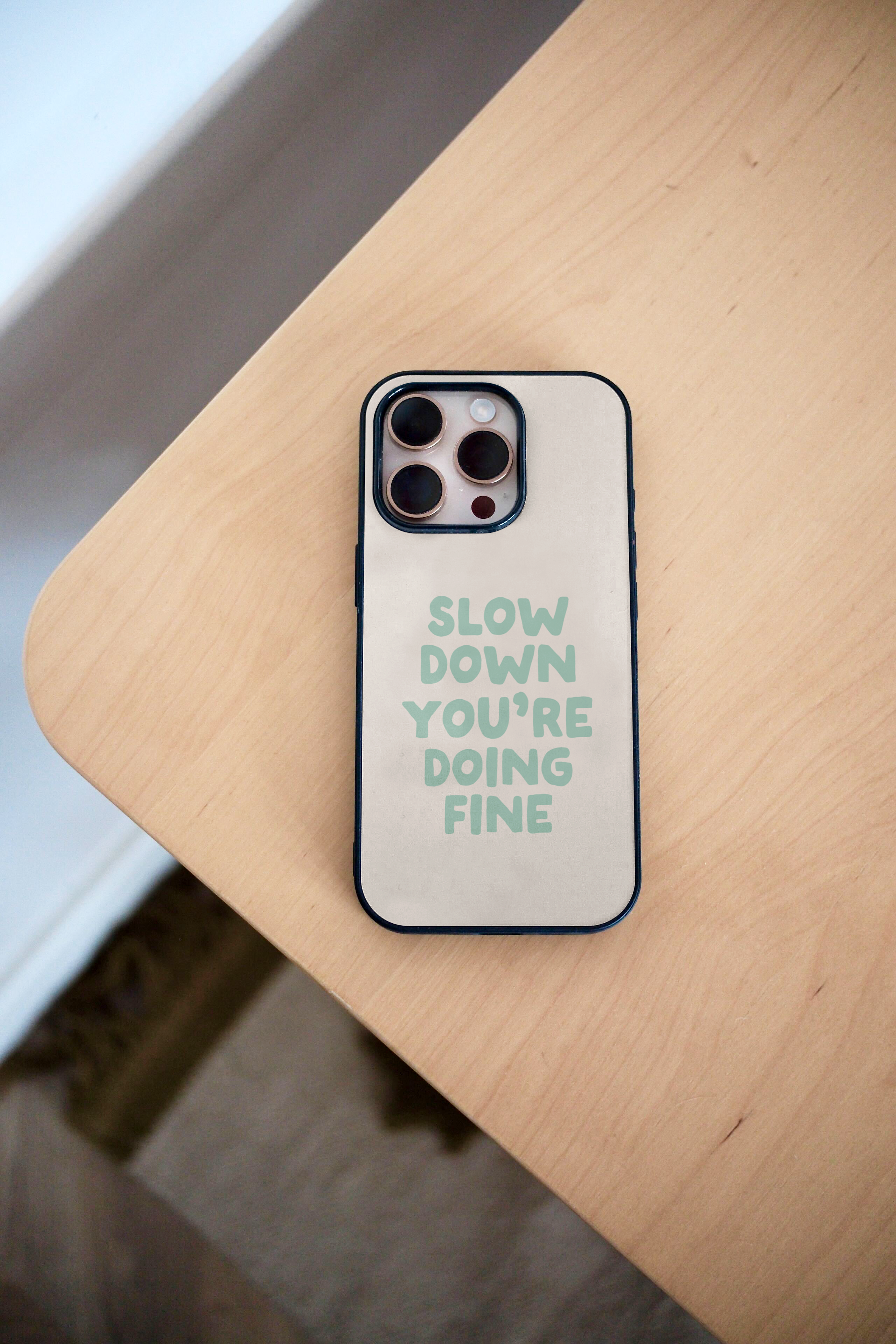Wisdom and Wonder Designs – wholesale Phone case – Women’s – Slow Down You're Doing Fine | Phone Case5