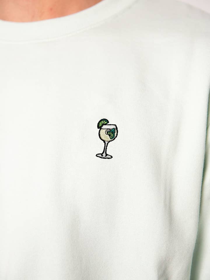 Hugo | Bestickter Bio-Baumwoll Männer Pullover für den Großhandel von Fashion Drinks