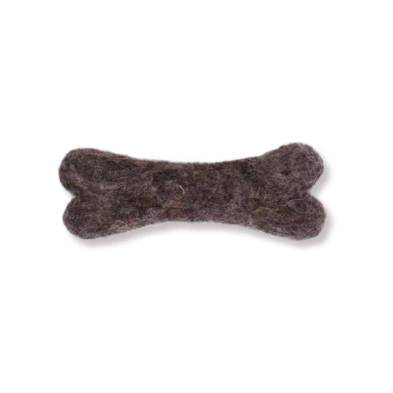 Ethical Global - Wholesale Pet Chew Toy - Dog - Eco Wool Dog Bones/Toys: Brown, Gray, White (Fair Trade)0
