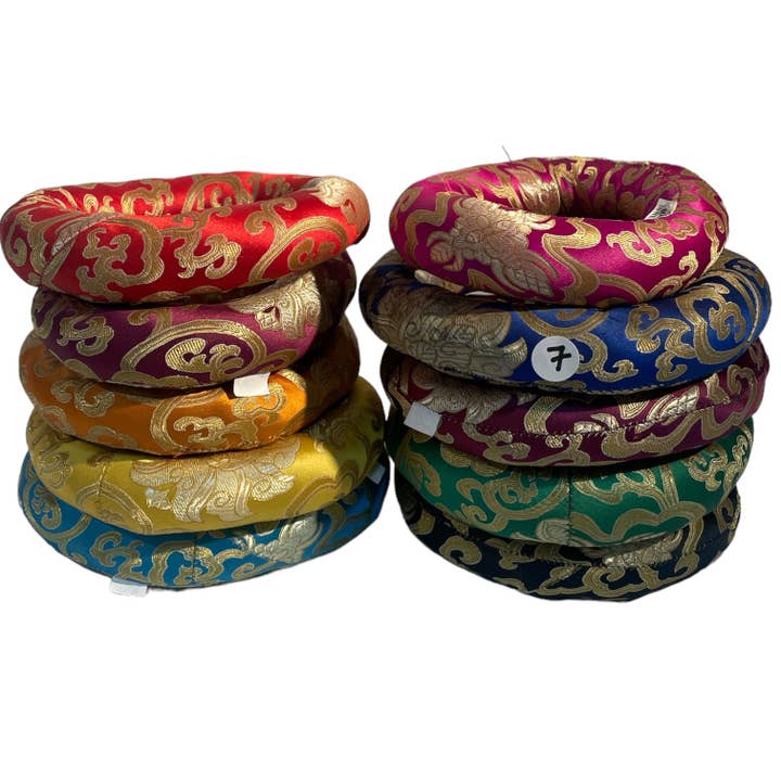 Tenzing Collections - Wholesale Meditation Supplies - Assorted singing bowls Ring Cushion Pillow, Ring Pillow 9