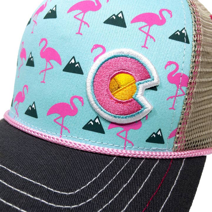 YoColorado - Wholesale Kids Hat - Kids - Hat - Kids' Colorado Flamingo Curve Bill6