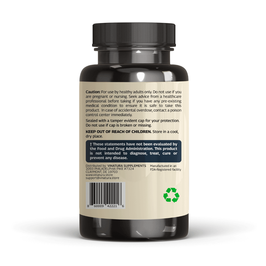 VINATURA SUPPLEMENTS - Wholesale Oral Supplement/Vitamin - Tongkat Ali Fadogia Agrestis 1200mg6