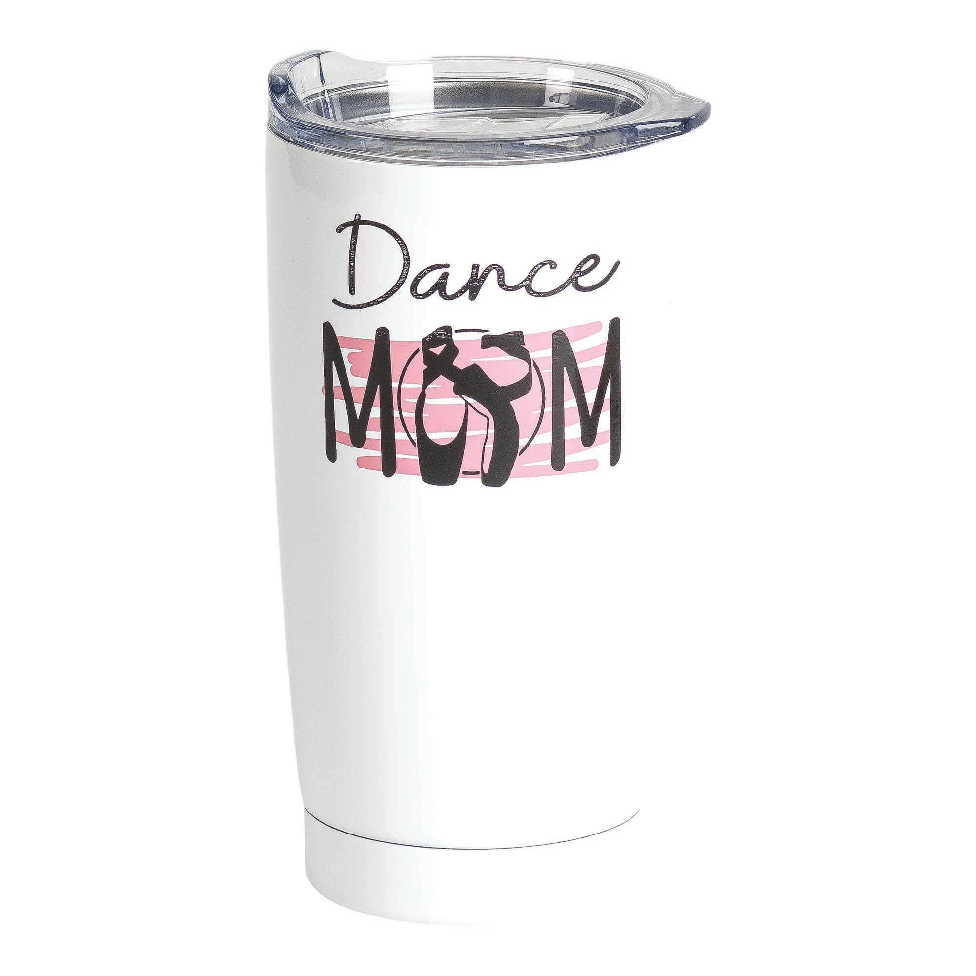 Dicksons - Vendita all'ingrosso Bicchiere/tazza termica - Dance Mom - Bicchiere in acciaio INOX, 50 ml, colore: Bianco1