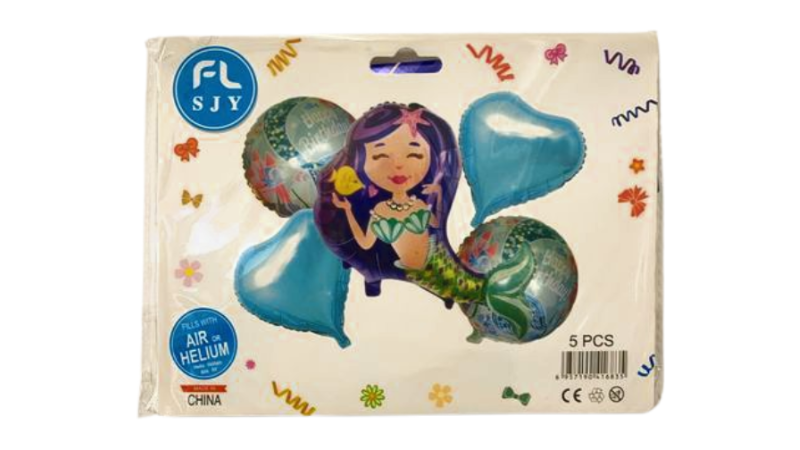 My Wholesale Warehouse - Wholesale Balloon - Large 5pc Happy Birthday Cartoons Character Balloons - 28 Options!21