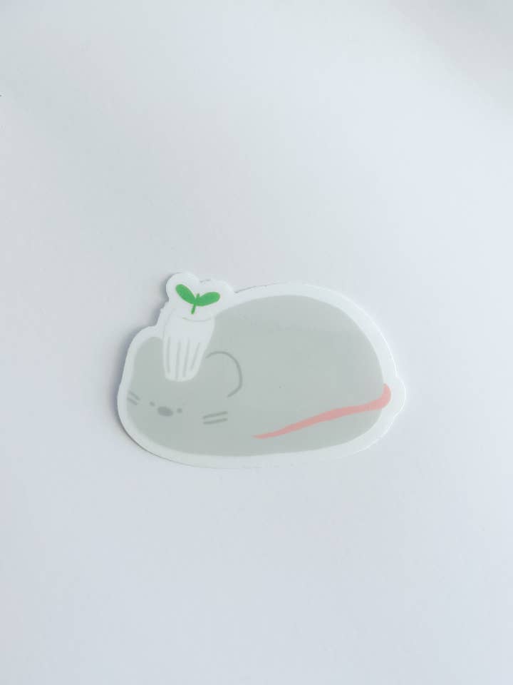 Doorzichtige sticker van Chef Remy voor wholesale door woodymakesthings