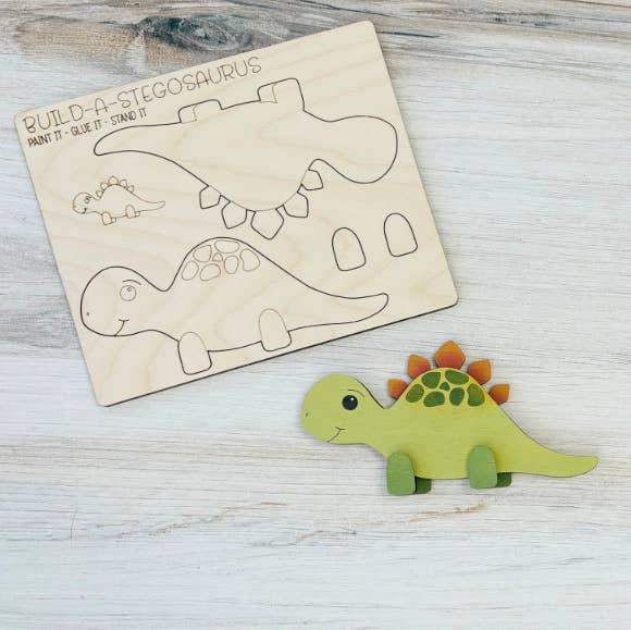 Pheasant & Needham Home Decor & Crafts – Engroshandel DIY-hobbysæt – Byg-selv Stegosaurus Magnet Sæt DINOSAUR HÅNDVÆRKSSÆT0