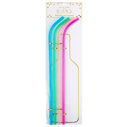 Angle - Wholesale Drinking Straw - Wine Bottle Straws - Multicolor