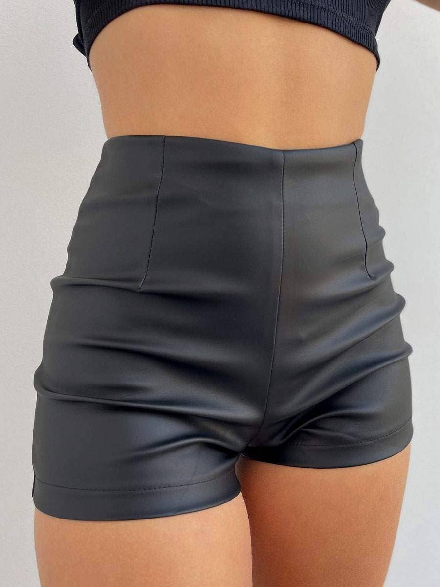BLACK shorts for woman polyester classic for wholesale on Faire