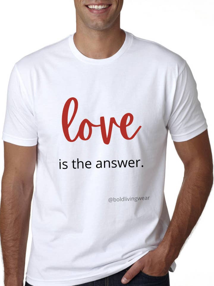 Love Is the Answer for wholesale by Bold Living Wear