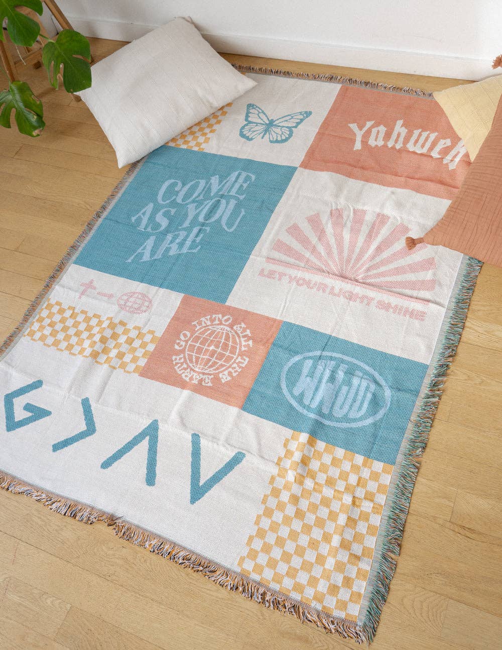 Elevated Faith - Wholesale Throw Blanket - Patchwork Throw Blanket4