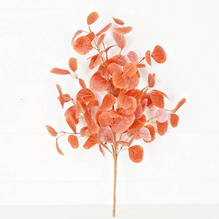 530303- 22inL Branch-Autumn Silver Dollar Leaves- for wholesale by Impressive Enterprises, Inc.