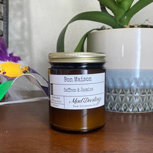 Mad Darling – wholesale Jar/filled candle – Bon Maison Saffron and Jasmine Jar/Filled Candle