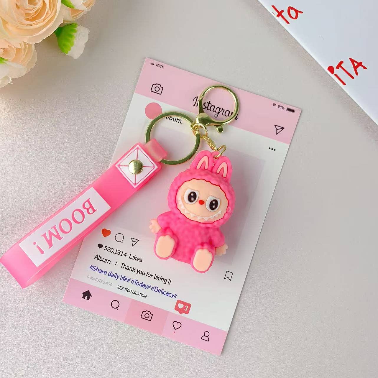 Lilyrosy（Duty free) - Wholesale Sleutelhanger - Dames - Hot-selling schattige pop sleutelhanger voor meisjes – Tasbedel5