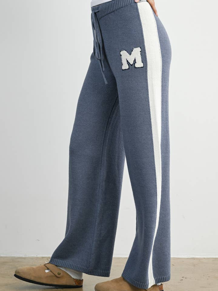 Baggy Athletic Knit Drawstring Pants - BMP7953 for wholesale by BUTTERMELON