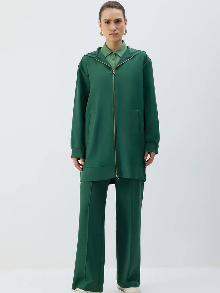 ZIP-UP HOODED JACKET for wholesale by Touché Privé