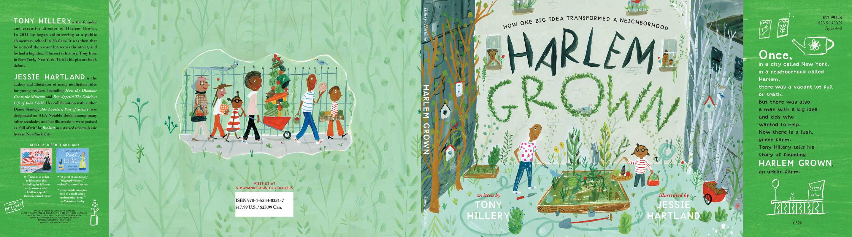 Simon & Schuster - Wholesale Early Reader Book (6-8) - Harlem Grown by Tony Hillery7