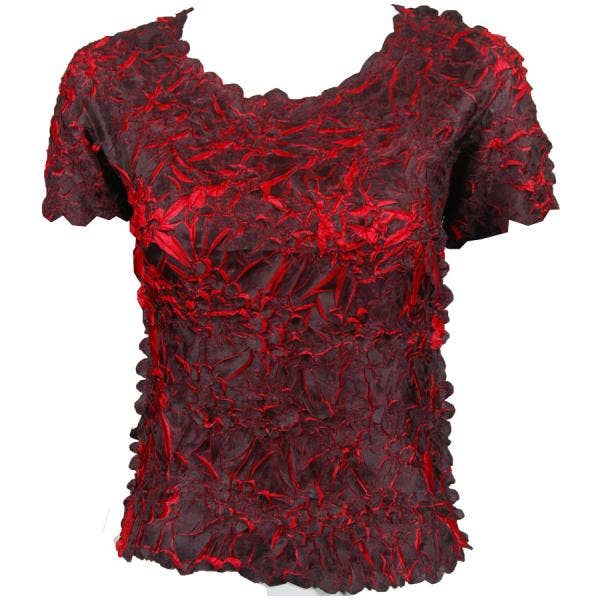The Magic Scarf Company - Wholesale Blouse - Women's - 649 - Origami Short Sleeve Tops19