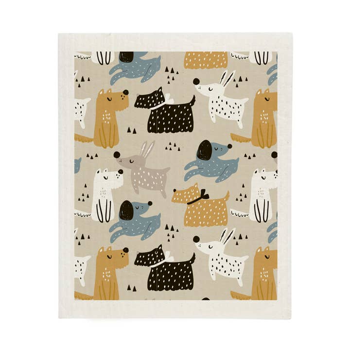 Dogs Sponge Cloth Multi for wholesale by Harman Inc