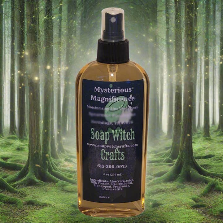 Mysterious Magnificence Moisturizing Spray - Apple Aroma for wholesale by Soap Witch Crafts