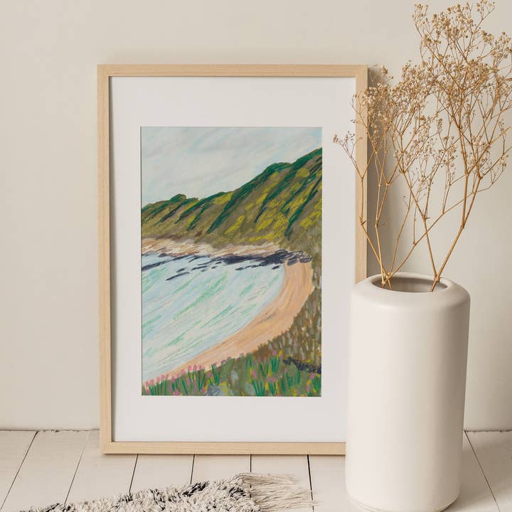 Ardwell Bay, Dumfries and Galloway - A4 Art Print for wholesale by Joy Jen Studio