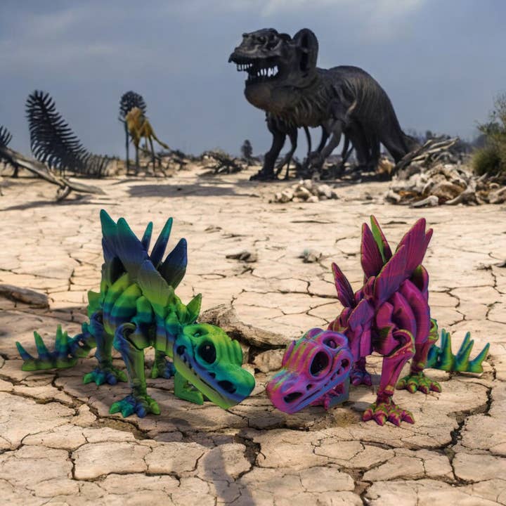 Fantasy Pets - Vendita all'ingrosso Figurina giocattolo - Bambini - Stegosauro scheletrico2