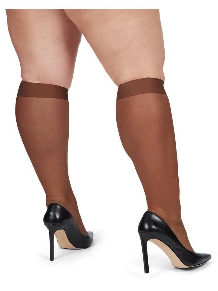 Infinity Classics International Inc. - Vente Bas – femme - Lot de 2 bas à hauteur du genou Energizing Plus Size6