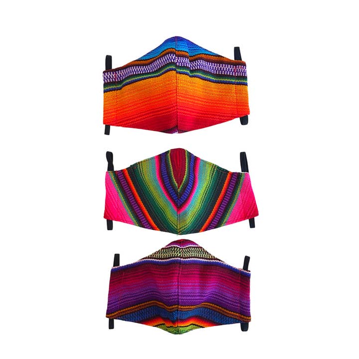 Lumily - Wholesale Medisch gezichtsmasker - Hacienda gestreept gezichtsmasker met filterzak - Guatemala6