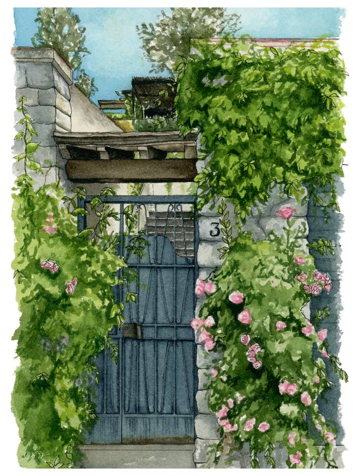 Florence Gate Print – Italian Architecture Wall Art for wholesale by Art by Emma Lian