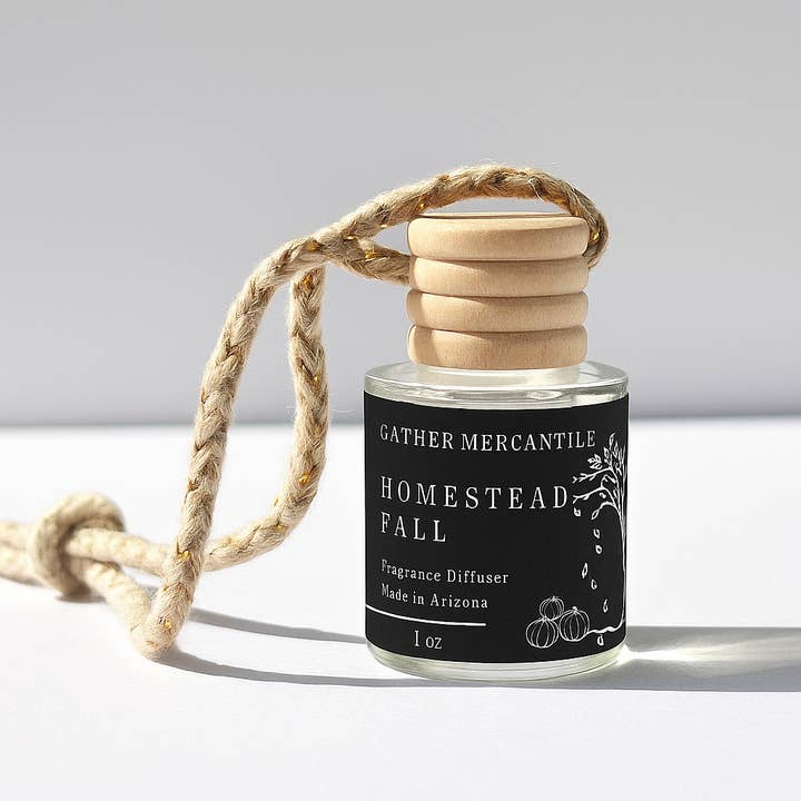 Homestead Fall Car & Small Space Diffuser for wholesale by Gather Mercantile