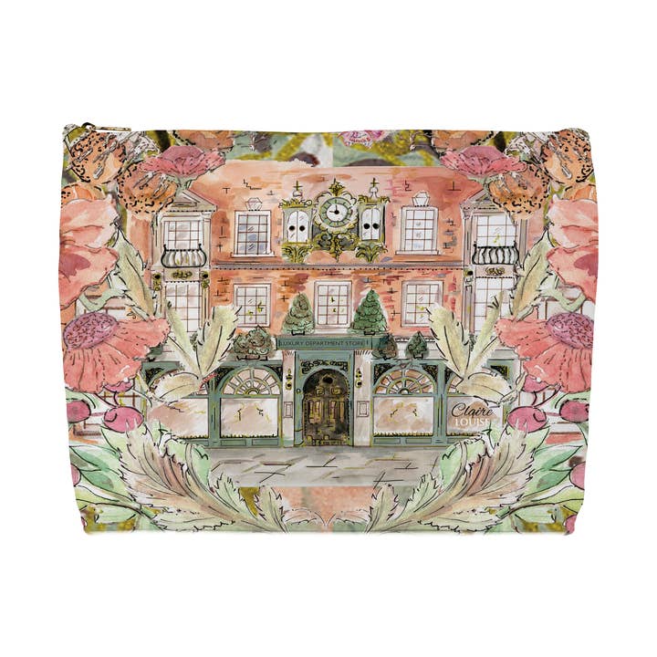 Fortnums in Full Bloom Wash Bag for wholesale by Claire Louise