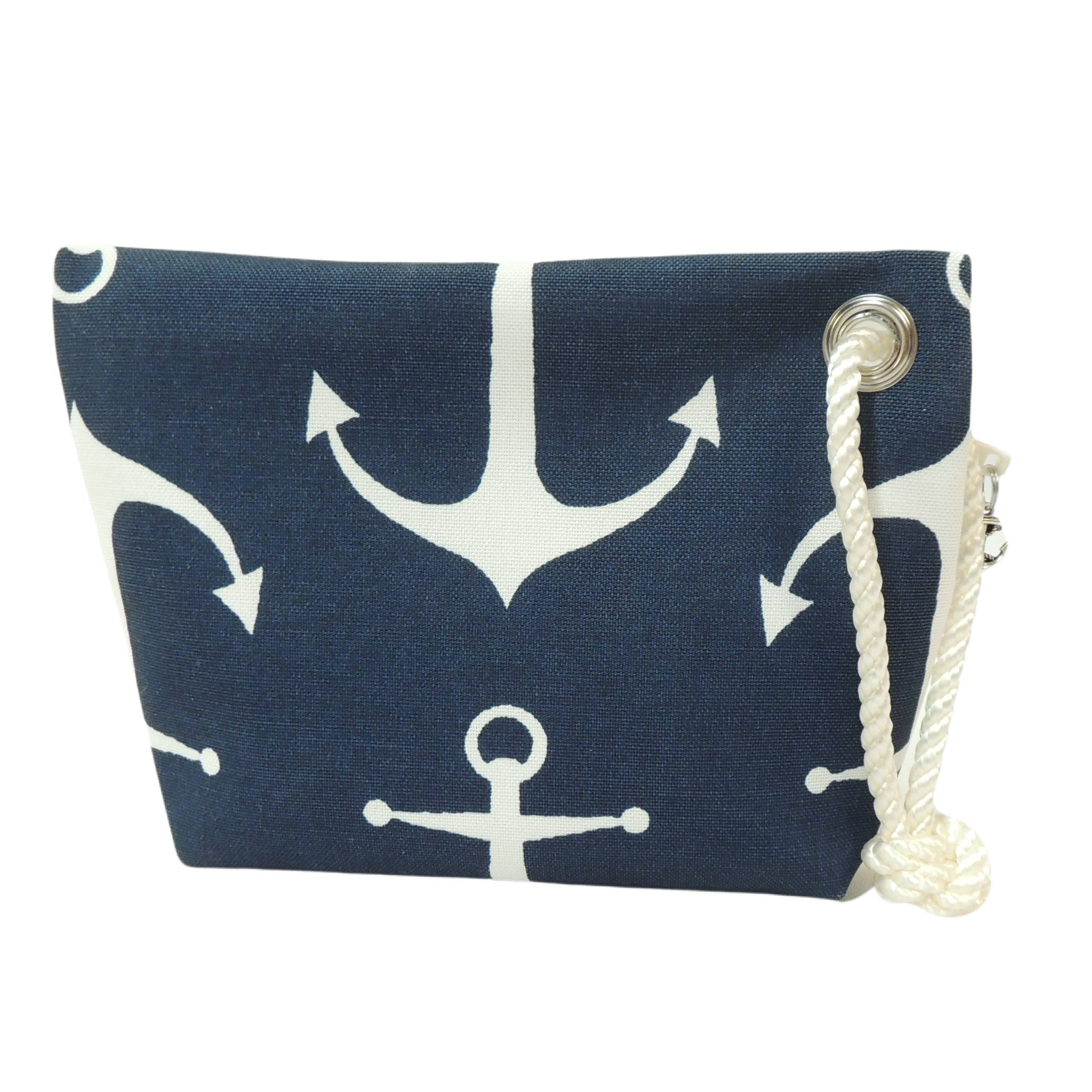 Mainland Canvas - Vendita all'ingrosso Braccialetti - Cinturino da polso, nuove Anchors on Navy1