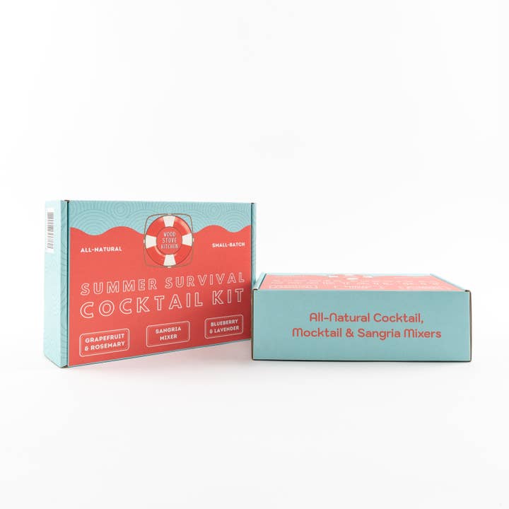 Wood Stove Kitchen - Wholesale Cocktail Mix/Syrup - Summer Survival Cocktail Kit - 3 Bottles6