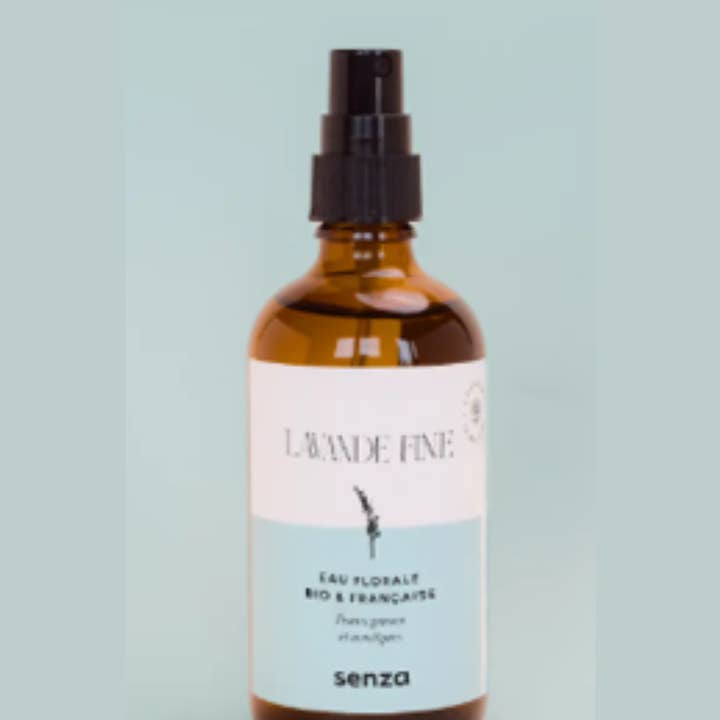 Senza - Venta al por mayor Agua/bruma facial y corporal - Agua floral orgánica de lavanda fina - 100 ml0