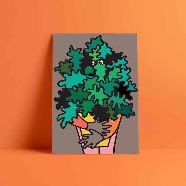 RUDE - Venta al por mayor Ilustración - Impresión A3 'Planta de Queso'