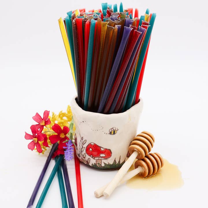 Bell Honey Company - Wholesale Honey - 1000 count Variety flavored Honey Straws 1
